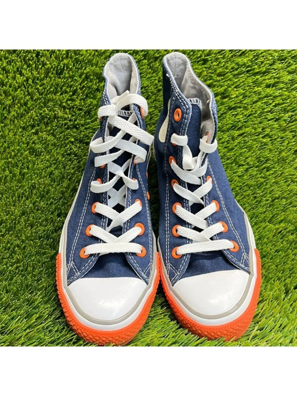 Converse Chuck Taylor All Star High Boys Size 6Y Blue Athletic Shoes Sneakers